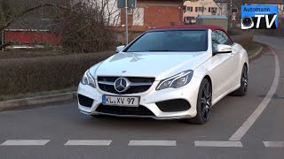 2015 Mercedes E 500 Cabrio 407hp  DRIVE amp SOUND 1080p [upl. by Kamila]