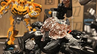 Transformers Dark of The Moon  Sentinel Prime’s Betrayal  Transformers Stop Motion [upl. by Nisay]