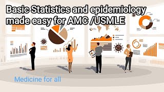 Basic Statistics and Epidemiology made easy for AMCUSMLE and other exams [upl. by Nary814]