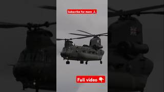 RAF Chinook  RIAT 2024 😍 military shorts family love [upl. by Cordeelia]