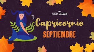 Horóscopo Mensual Capricornio Septiembre 2023 ♑ ❤️  Alicia Galván [upl. by Eiramik403]