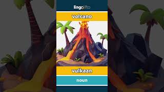 🇬🇧🇳🇱 volcano  vulkaan  vocabulary builder  learn English  laten we Engels leren [upl. by Nywloc795]