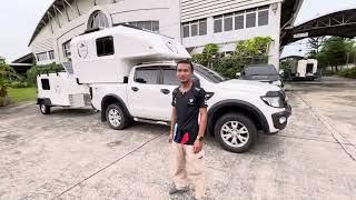 Review of Khun Pures Special Order AvengerBox Truck Camper  Mini Camper Trailer [upl. by Lucia]