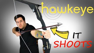 Hawkeye Bow That ACTUALLY SHOOTS Real Clint Barton Bow And Arrow [upl. by Ezri]