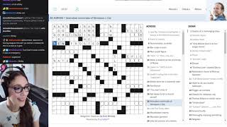 Leahbee Crossword Stream · 71121 · crossword sunday [upl. by Ainod]