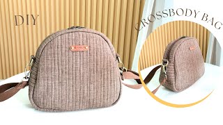 DIY Crossbody Bag Tutorial  Sewing Tutorial Crossbody Bag [upl. by Gabriele]