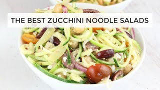 The Two Best Zucchini Noodle Salad Recipes [upl. by Sirovat695]