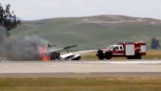 Plane Crash at Travis Air Force Base Fairfield CA May 4 2014 Video Part 2 [upl. by Aicilef]