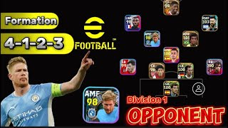 New Nominating K De Bruyne is a Game changer Long Ball Counter Gameplay eFootball 2024 Mobile [upl. by Ataeb]