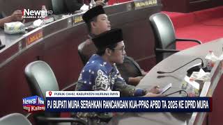 PURUK CAHU PJ BUPATI MURA SERAHKAN RANCANGAN KUAPPAS APBD TA 2025 KE DPRD MURA [upl. by Enirhtac715]