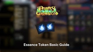 Roblox  Devas Of Creation  Essence Token Basic Guide [upl. by Llerehc]