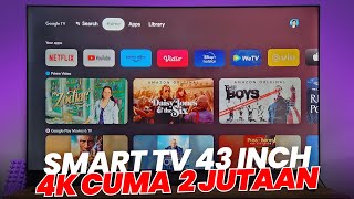 REKOMENDASI SMART TV 43 INCH TERBAIK 2023 MERK TERMURAH MULAI 2 JUTAAN 4K TAJAM [upl. by Rimaa948]