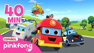 🚒Mix  Súper Rescatadores🚨  Dibujos Animados y Canciones de Autos  Pinkfong en español [upl. by Novy339]