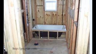 Easy Bathtub Installation Tip for New Home Construction and Some Remodeling Projects [upl. by Sueahccaz523]