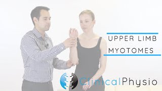 Upper Limb Myotomes  Clinical Physio [upl. by Laufer]