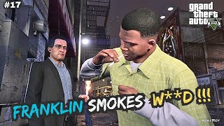 Franklin smokes weed GTA 5 new hindi gameplay video  Abhi Roy [upl. by Trust]