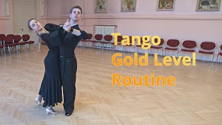 Tango Gold Level Choreography  Oversway Contra Check [upl. by Aldwon880]