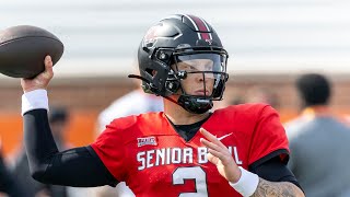 New Orleans Saints QB Spencer Rattler Highlights Full  Senior Bowl  QB South Carolina Gamecocks [upl. by Bega]