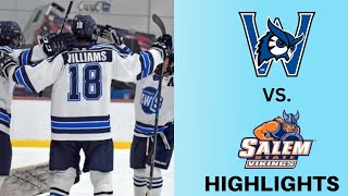 Westfield State Hockey vs Salem State  HIGHLIGHTS  111722 [upl. by Ahearn]