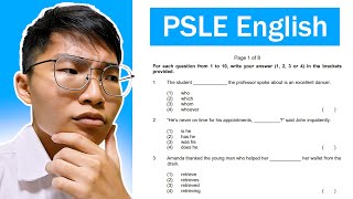 Trying the PSLE 2023 Paper  English [upl. by Htederem312]