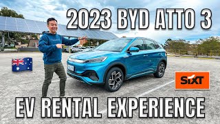 2023 BYD Atto 3 EV car rental by Sixt Rent A Car 90 per day Australia [upl. by Fisken835]