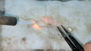 Mukta silver ring making  How to make twins ring 2024 [upl. by Ormsby152]