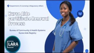 MI NURSE AIDE CERTIFICATION RENEWAL PROCESS [upl. by Kassandra]