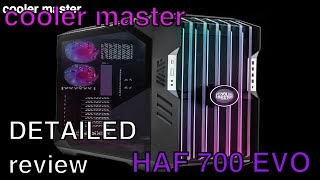 cooler master HAF 700 EVO case reviewfeatureshow to disassemble DIY guide [upl. by Cardie]