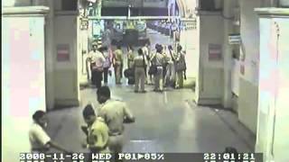 2611 Mumbai CST Terrorist Attack Unedited CCTV Video Footage [upl. by Kwan708]