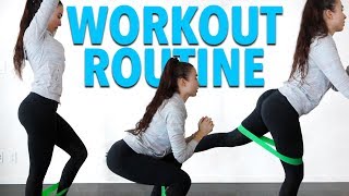 AT HOME WORKOUT ROUTINE [upl. by Enos]