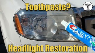 EASY and FREE Way to Clean and Restore Your Headlights [upl. by Mellen]