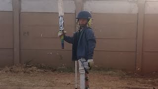 7 year old Caleb batting in the nets 🏏🇿🇦🏆💚 cricketlovecricket cricket cricketplayer bowler ipl [upl. by Halladba]