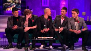 The Wanted  Interview on Alan Carr Chatty Man 9 November 2012 [upl. by Airda]