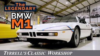 BMW M1  the Munich Masterpiece with a little help from Lamborghini  Tyrrells Classic Workshop [upl. by Euqinimod]