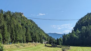 Highline179  Longest pedestrian bridge  Ehrenberg Castle  Austria [upl. by Eissirk681]