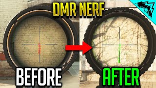 DMR 14 NERF COMPARISON IN WARZONE [upl. by Truk]