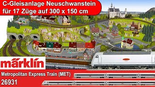 Märklin Modellbahnanlage für 1718 Züge und Märklin Neuheiten 2024 [upl. by Elorak]