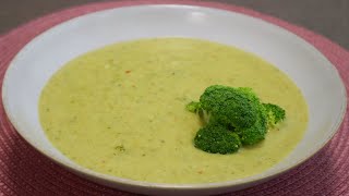 Die perfekte Brokkoli Creme Suppe in nur 20 Minuten  Brokkoli Rezept [upl. by Reviere]