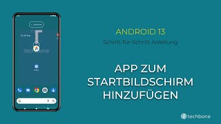 App zum Startbildschirm hinzufügen Android 13 [upl. by Mahda]