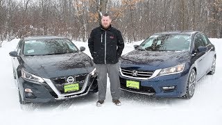 2019 Nissan Altima AWD Snow Showdown [upl. by Enylhsa]