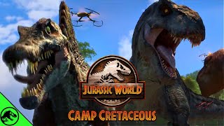 Jurassic World Camp Cretaceous Season 4  Official Trailer Breakdown And Review [upl. by Ahserkal]