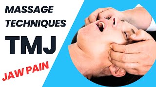 TMJ Jaw Massage  Jaw Pain and Locking  Jaw Tension Relief [upl. by Nioe]