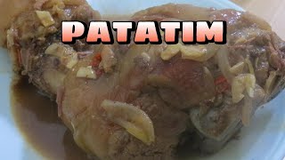 FILIPINO DISH PATATIM FOOD VLOG [upl. by Adlanor]