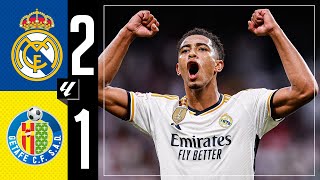 Real Madrid 21 Getafe  HIGHLIGHTS  LaLiga 202324 [upl. by Quiteri777]