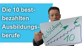 Ausbildungsberufe Die 10 BESTBEZAHLTEN bis 4540 Euro Realschulabschluss  Hauptschulabschluss [upl. by Namreg]