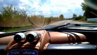 Pagani Huayra brutal acceleration [upl. by Notgnilra]