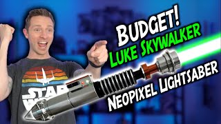 Awesome Budget Luke Skywalker Neopixel Lightsaber Vaders Sabers [upl. by Nyer]