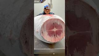 Huge Frozen Tuna Cutting food seafood tuna japan [upl. by Sorenson]