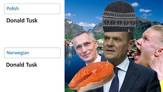 Donald Tusk in different languages meme [upl. by Donaldson113]