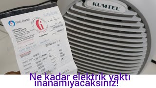 Bimde Satılan Kumtel Sobanın Bir ayda yaktığı elektrik dudak uçuklattı [upl. by Atiloj674]